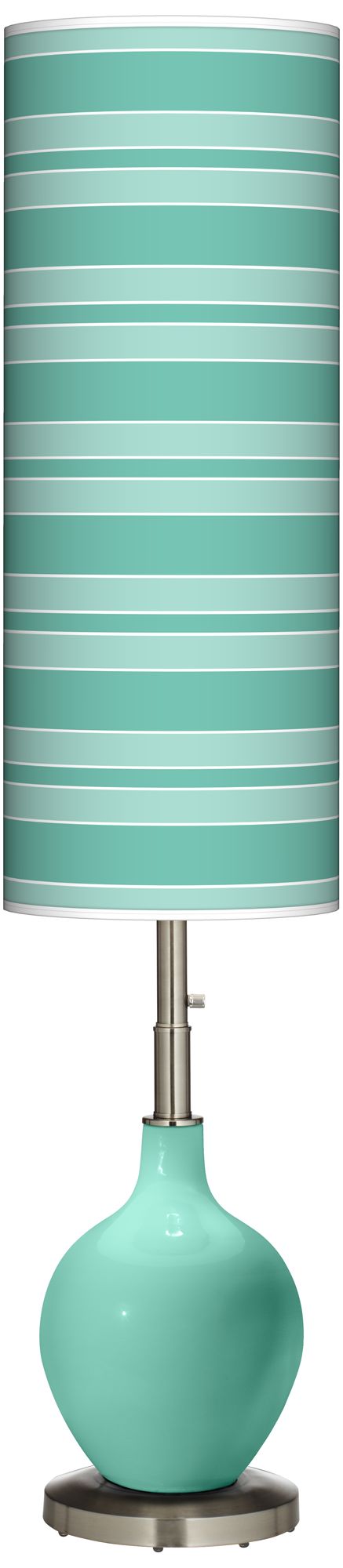Larchmere Bold Stripe Ovo Floor Lamp