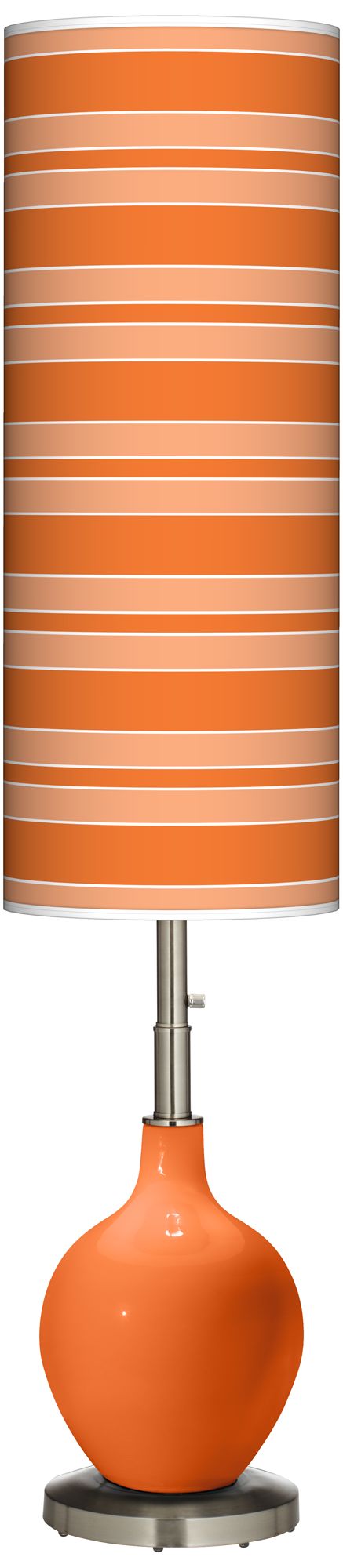 Invigorate Bold Stripe Ovo Floor Lamp
