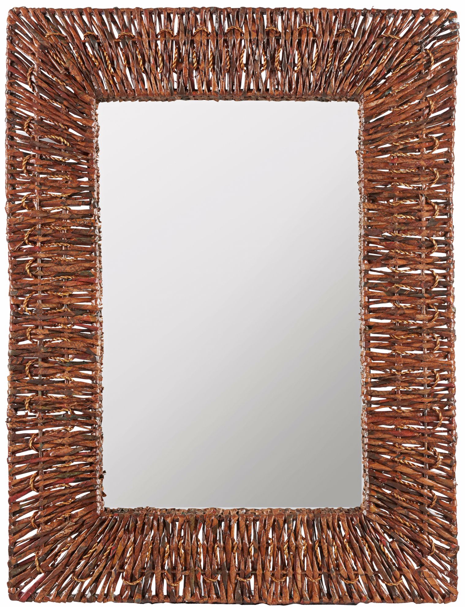 Cooper Classics Manhattan 31" High Recycled Wall Mirror
