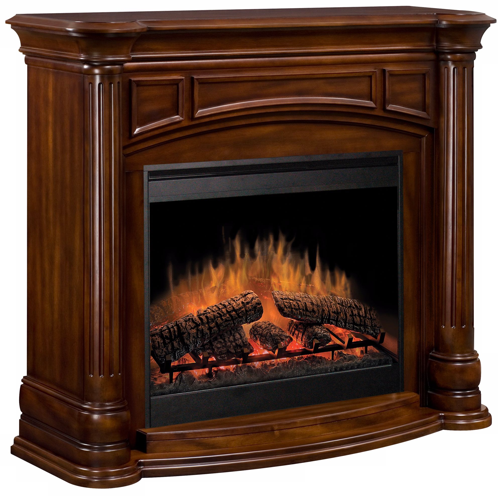 Dimplex Belvedere Walnut Electric Fireplace