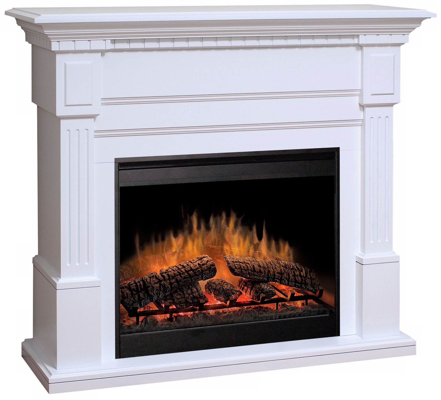 Dimplex Essex White Electric Fireplace