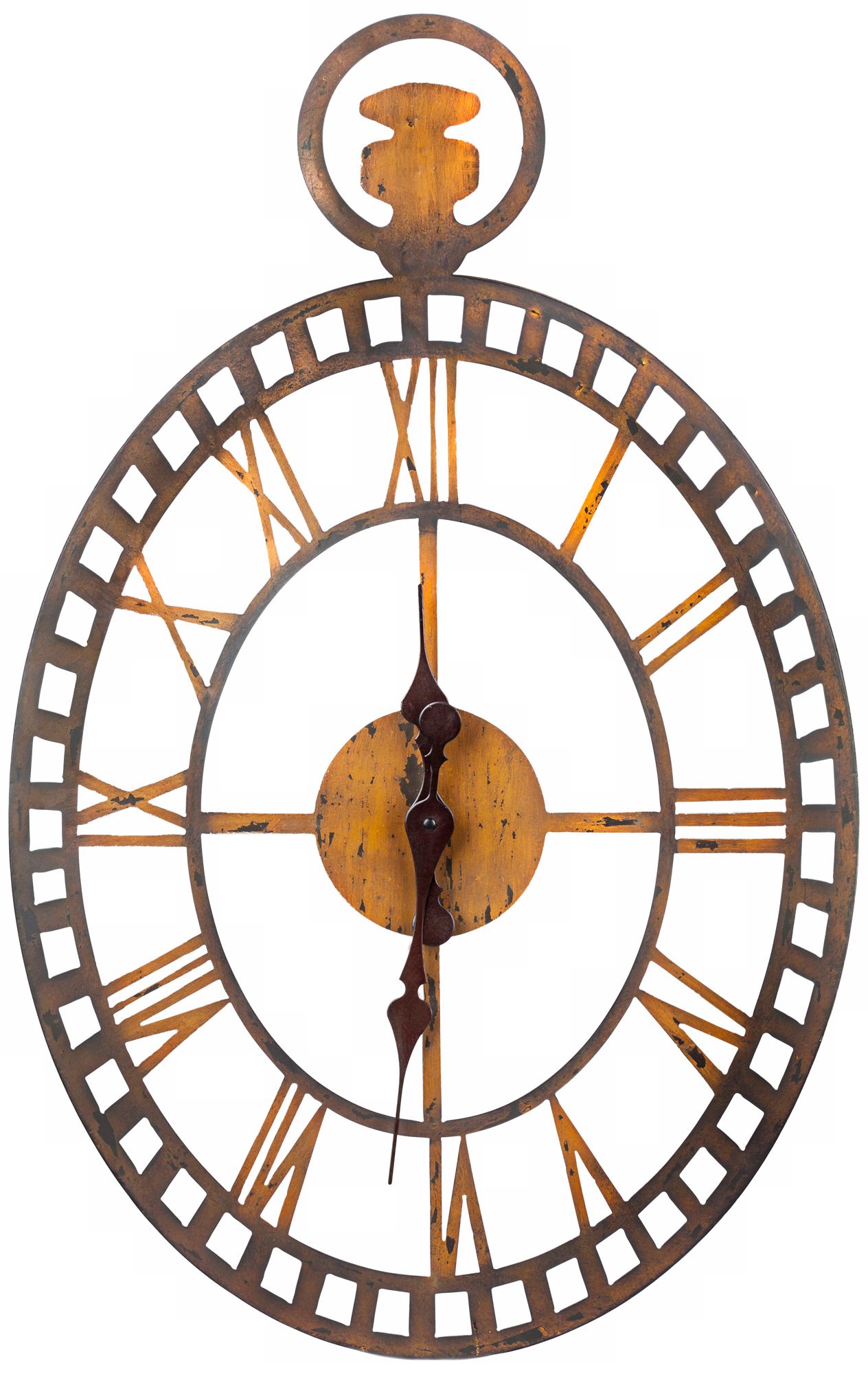 Cooper Classics Malibu 30" Gold and Bronze Wall Clock