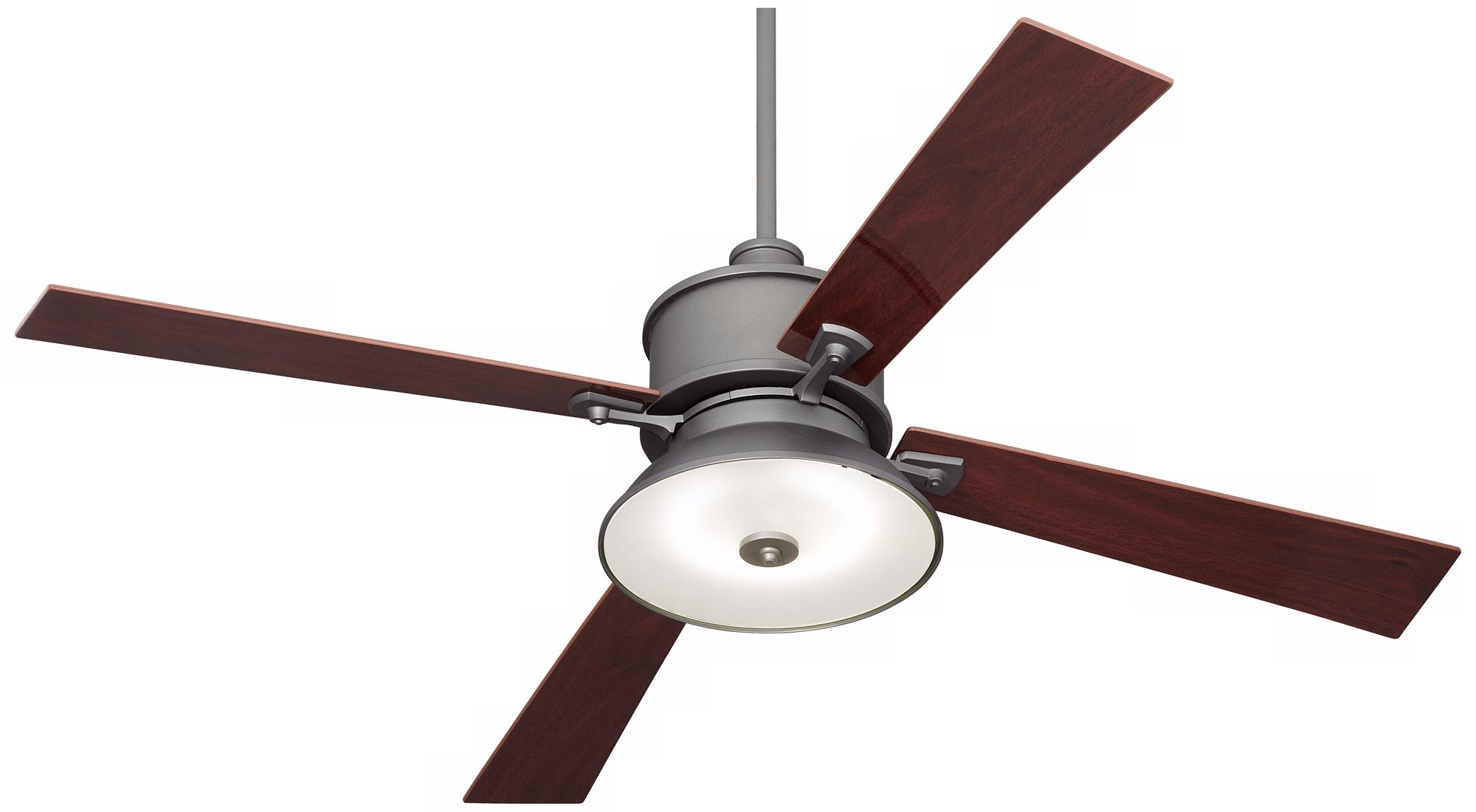 60" Casa Industrialist Natural Iron Finish Ceiling Fan