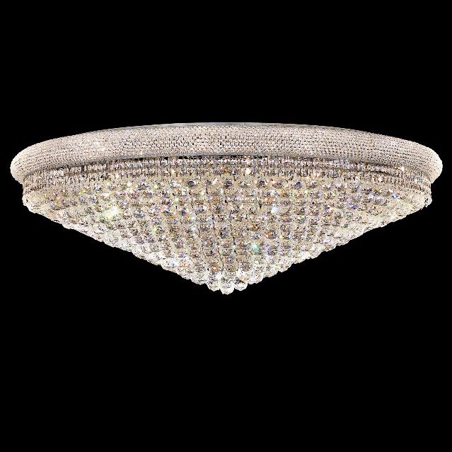Primo Royal Cut Crystal and Chrome 48" Wide Ceiling Light