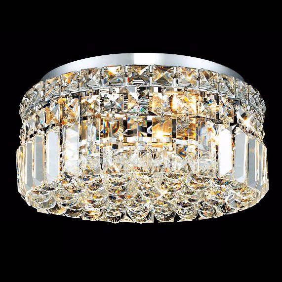 Maxim Collection 12" Wide 4-Light Crystal Ceiling Light