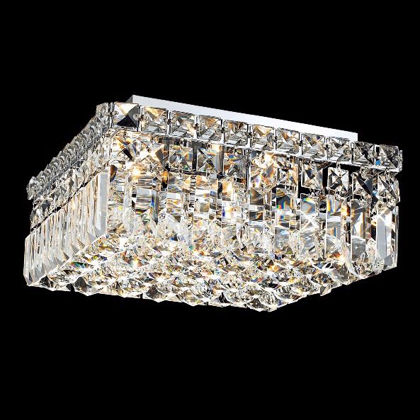 Maxim Collection 12" Square Crystal Ceiling Light