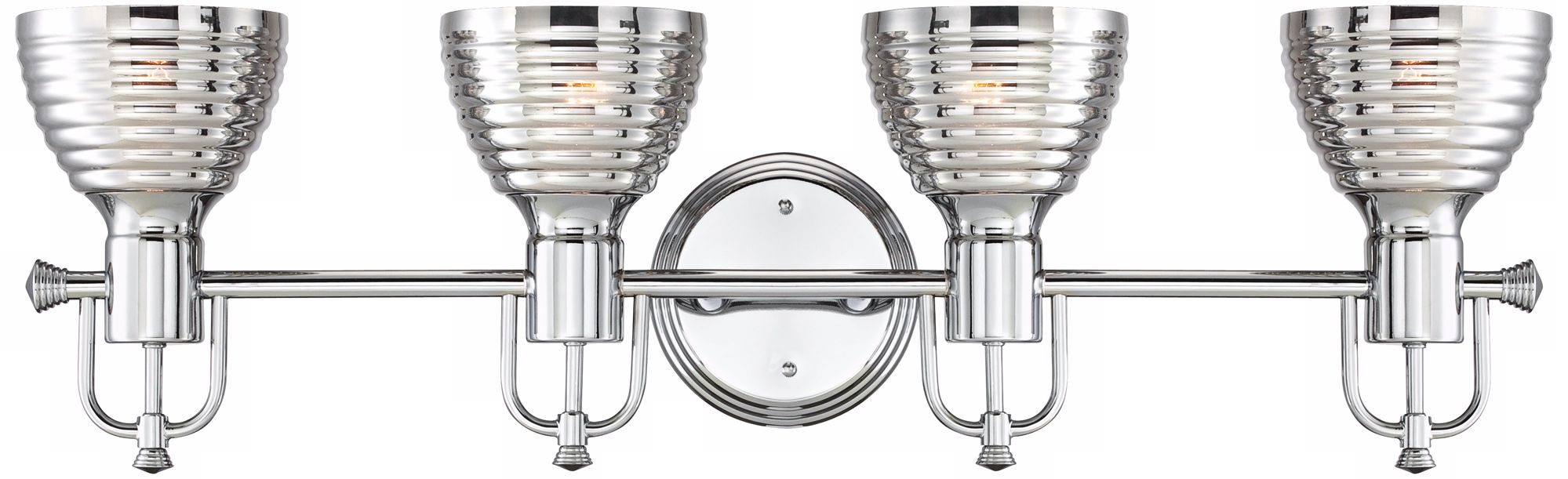 Possini Euro Emmitt 32 1/4" Wide 4-Light Bath Bar