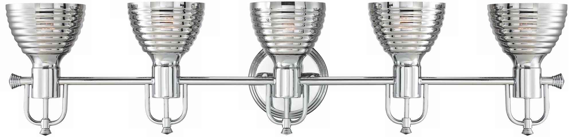 Possini Euro Emmitt 41 1/2" Wide 5-Light Bath Bar