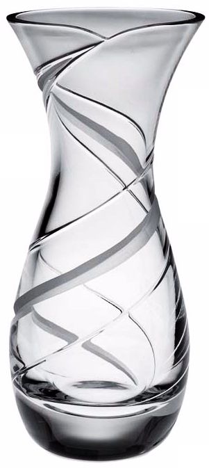 Reed and Barton Odyssey Hand-Blown Crystal Vase