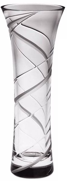 Reed and Barton Odyssey Hand-Blown Crystal Trumpet Vase