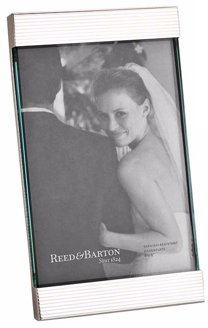 Reed and Barton Boulevard 4x6 Silverplate Photo Frame