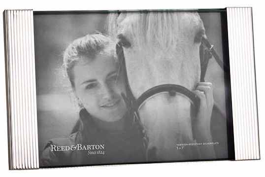 Reed and Barton Boulevard 5x7 Silverplate Photo Frame