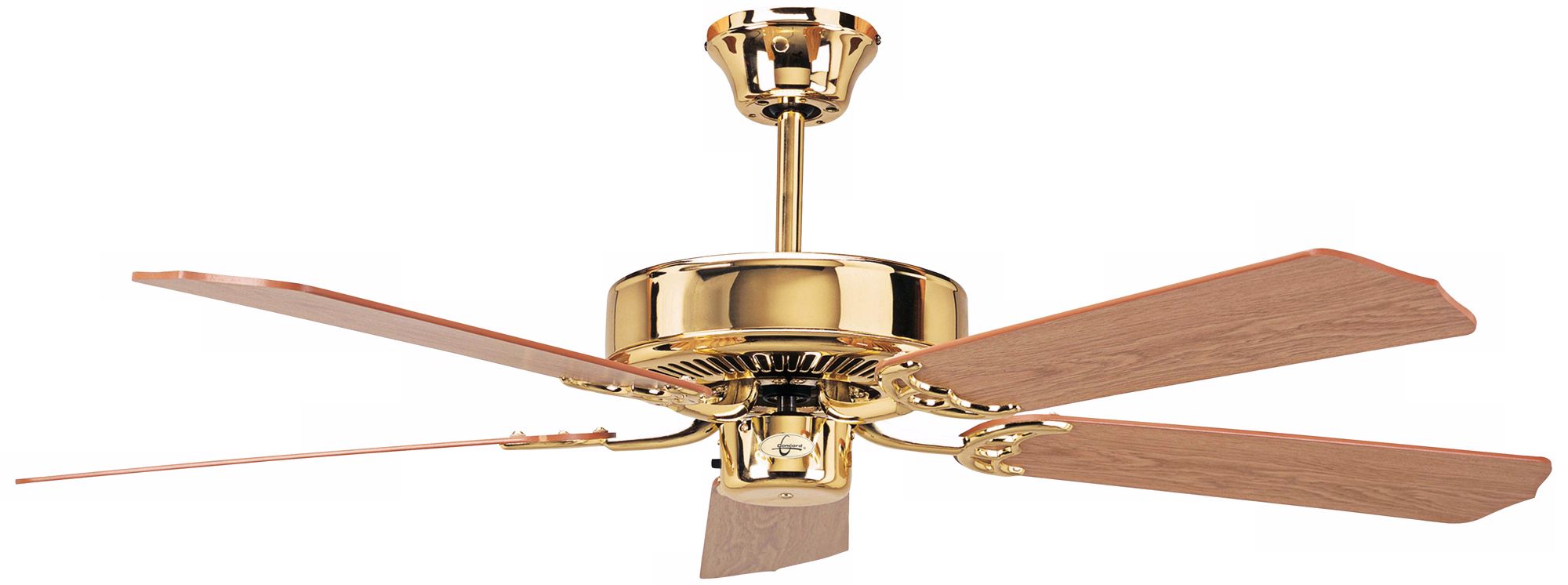 42" Concord California Home Polished Brass Ceiling Fan