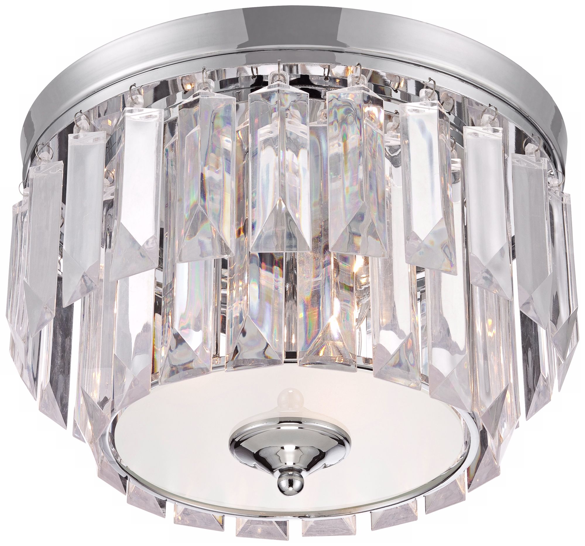 Lilla Chrome 13 1/2" Wide Contemporary Ceiling Light
