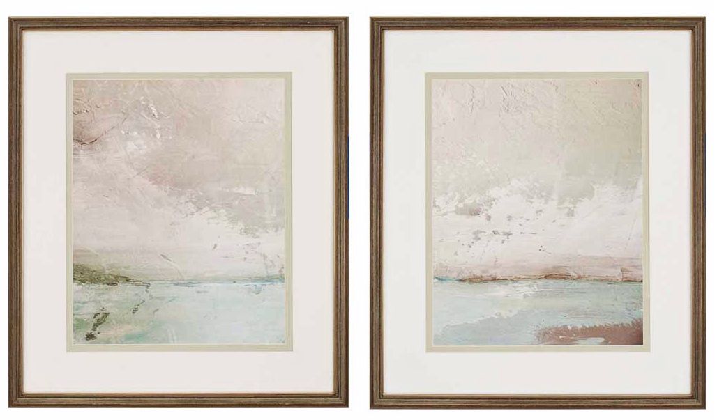 Eastern Shore Set of 2 29" High Giclee Wall Art