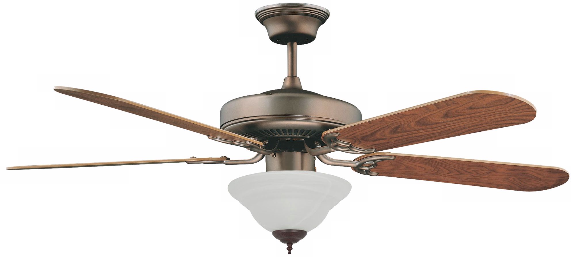 52" Concord Decorama Cherry Bronze Ceiling Fan with Light