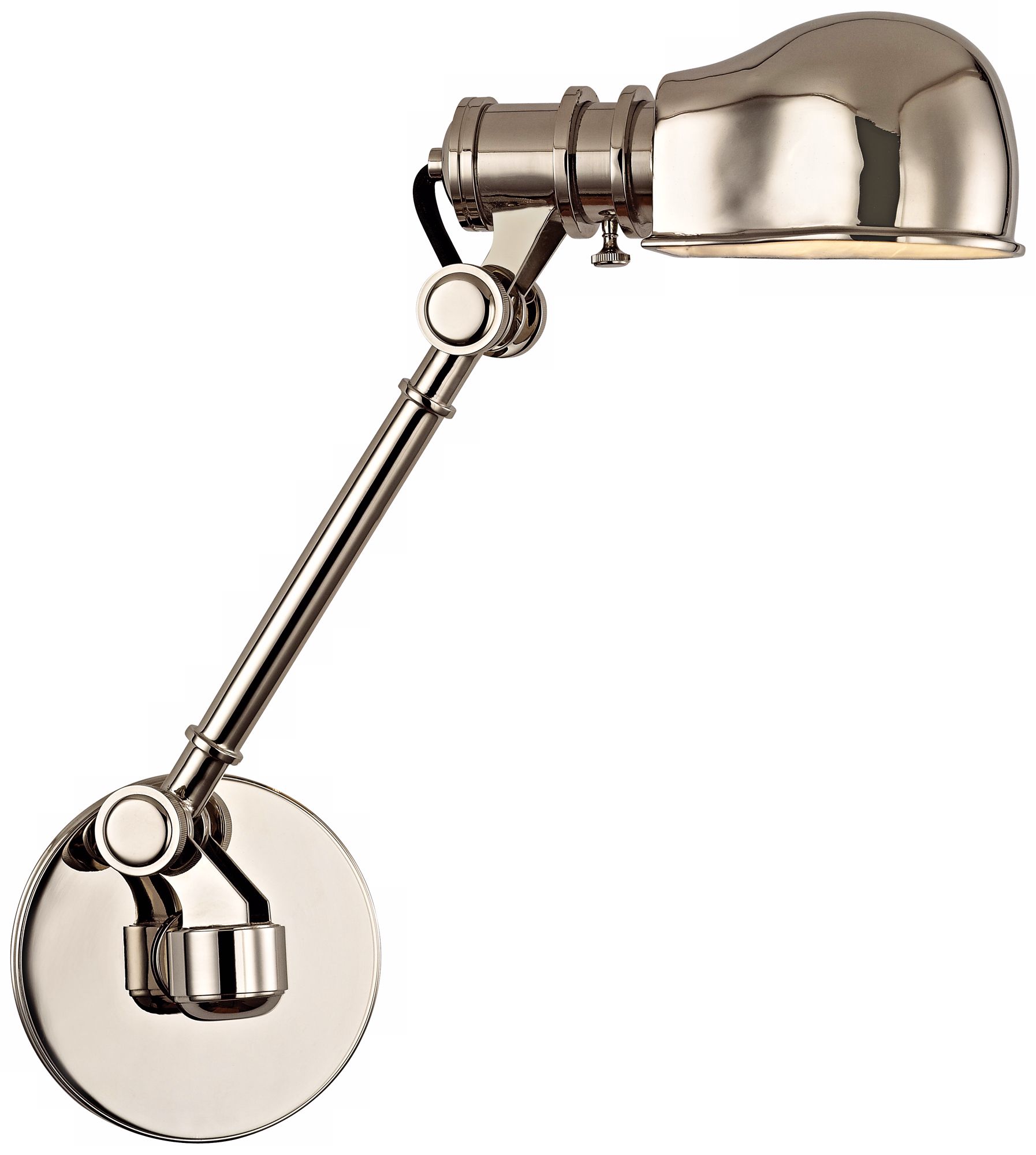 Hudson Valley Laconia Polished Nickel Swing Arm Wall Lamp