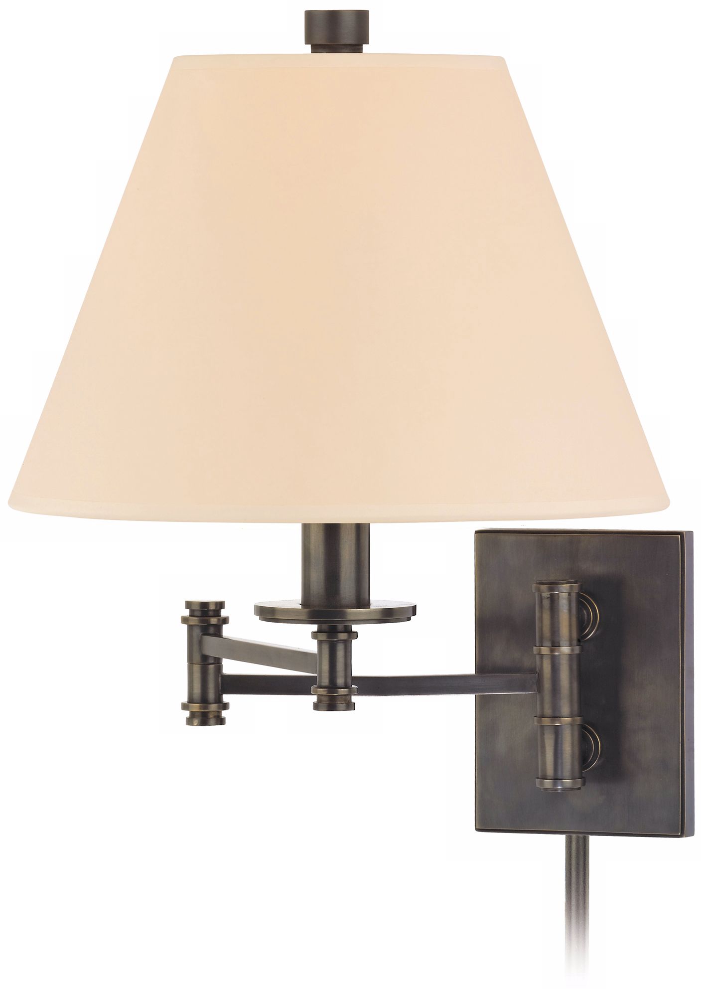 Hudson Valley Old Bronze Claremont Swing Arm Wall Lamp
