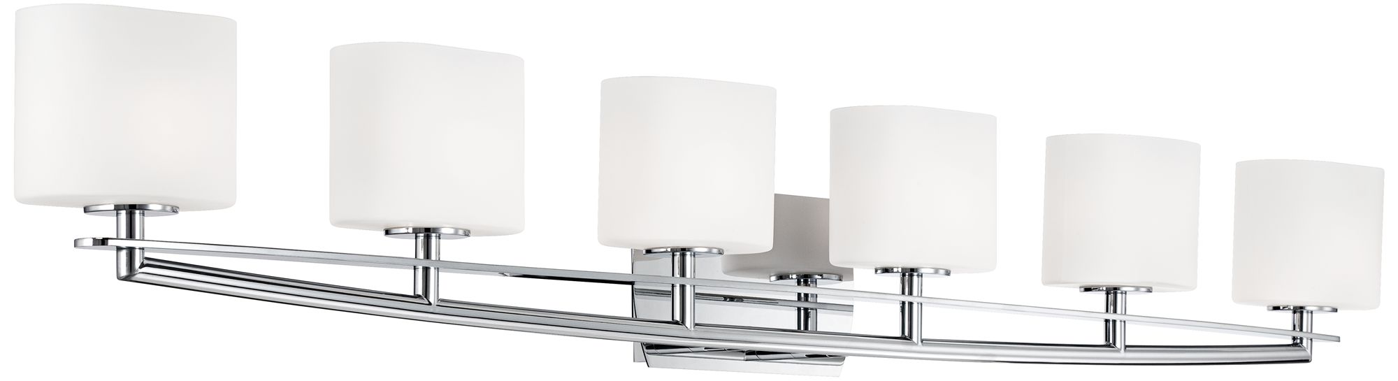 Columbus Avenue 48 1/4" Wide Chrome Wall Light Fixture