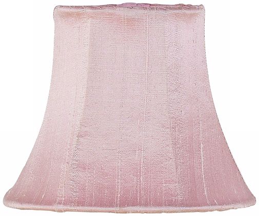 Pink Silk Shade 3x5x4.25 (Clip-On)
