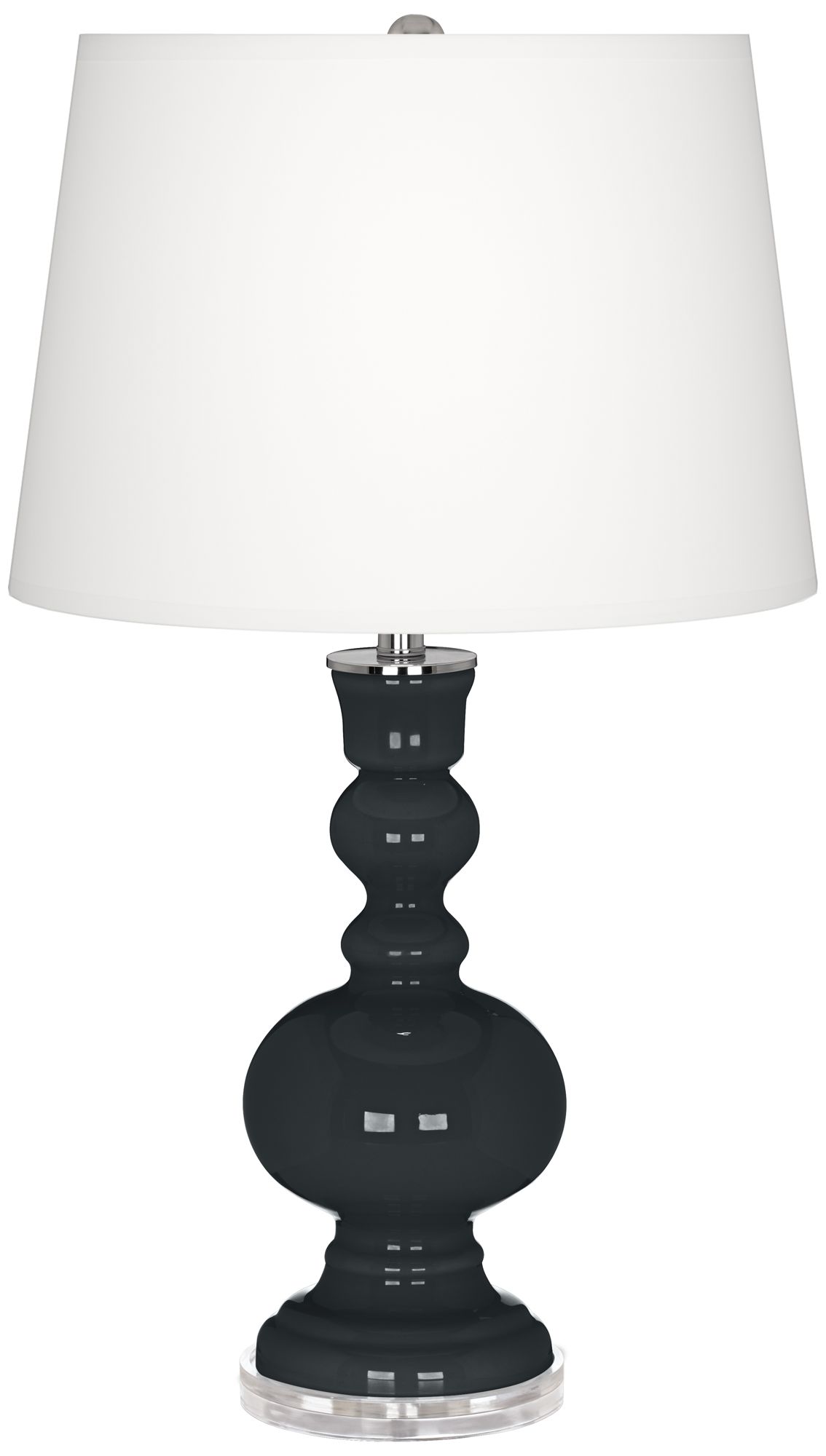 Black of Night Apothecary Table Lamp