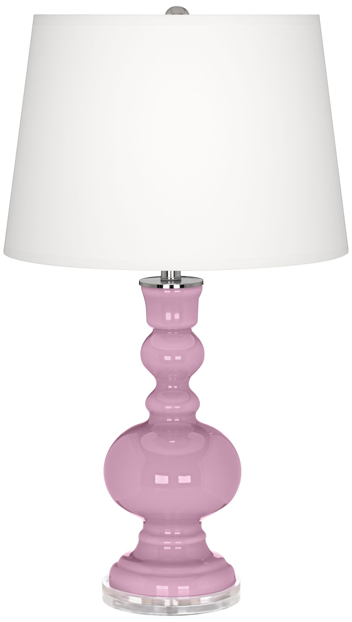 Pink Pansy Apothecary Table Lamp