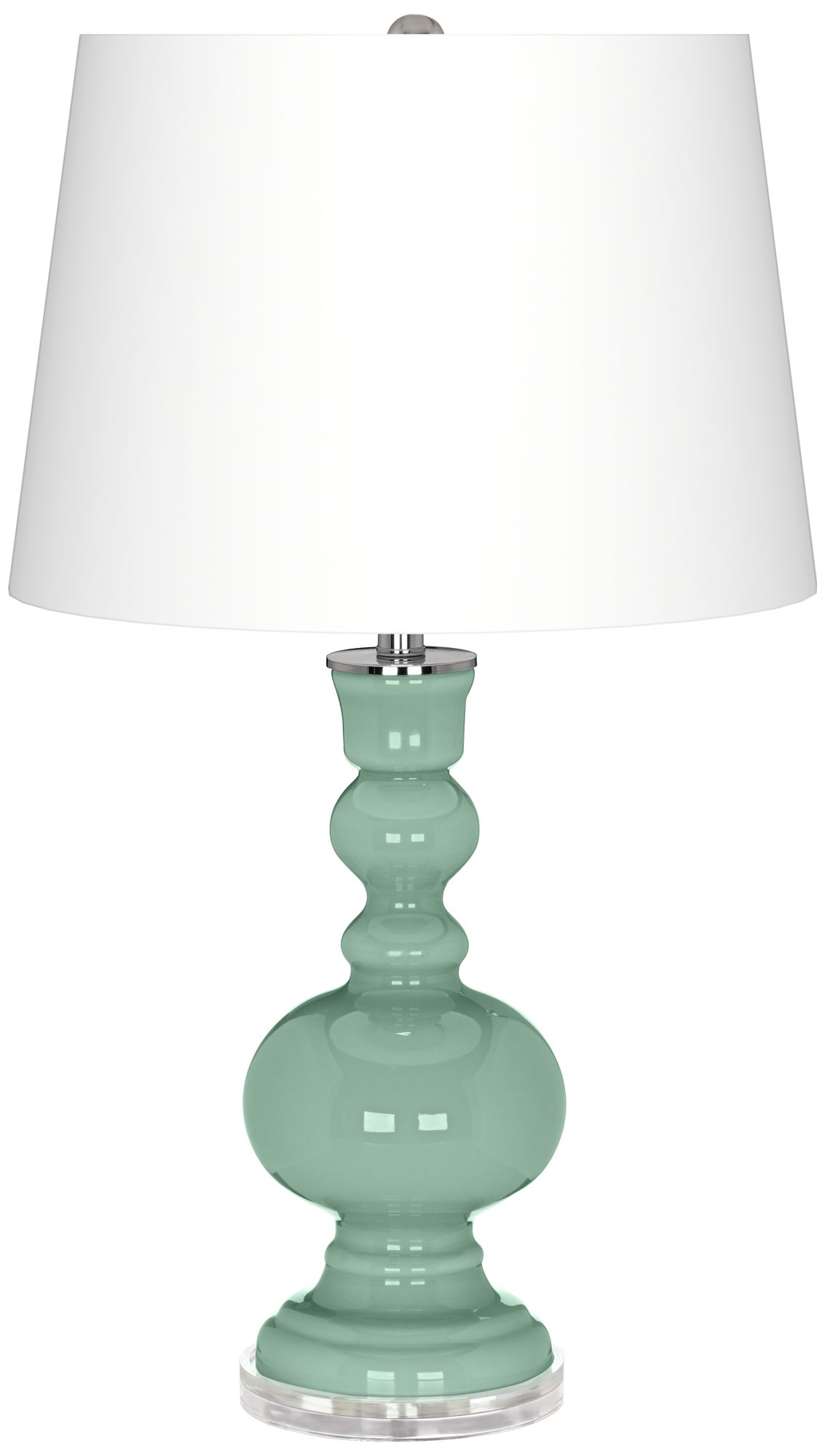 Grayed Jade Apothecary Table Lamp