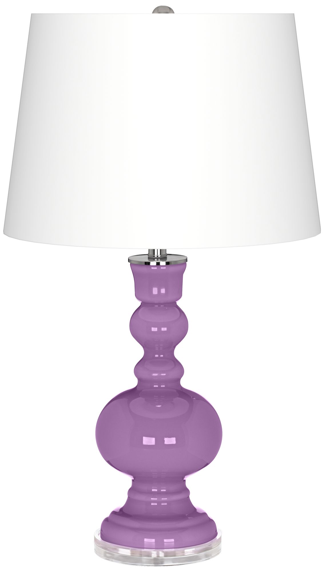 African Violet Apothecary Table Lamp