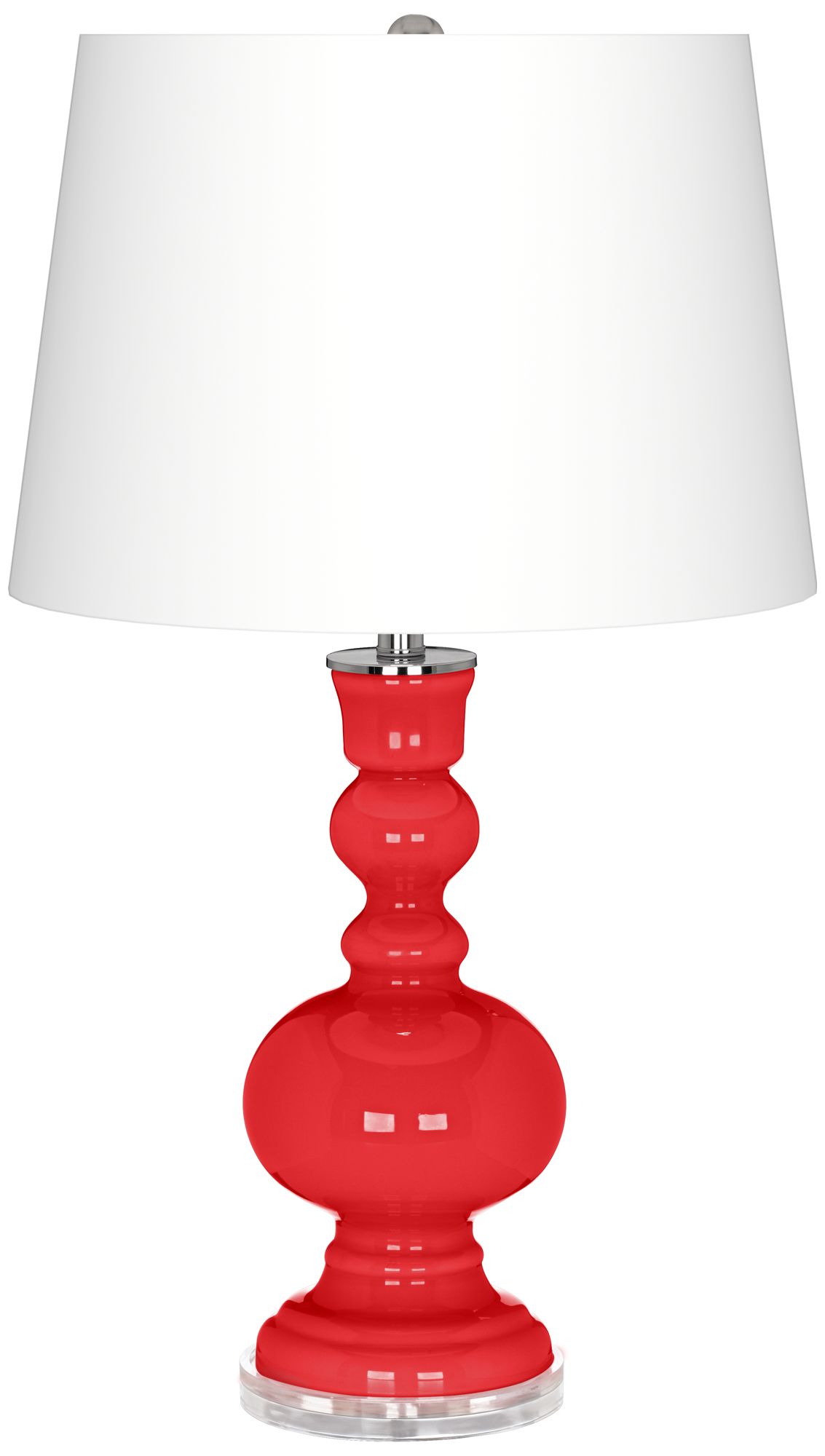 Poppy Red Apothecary Table Lamp