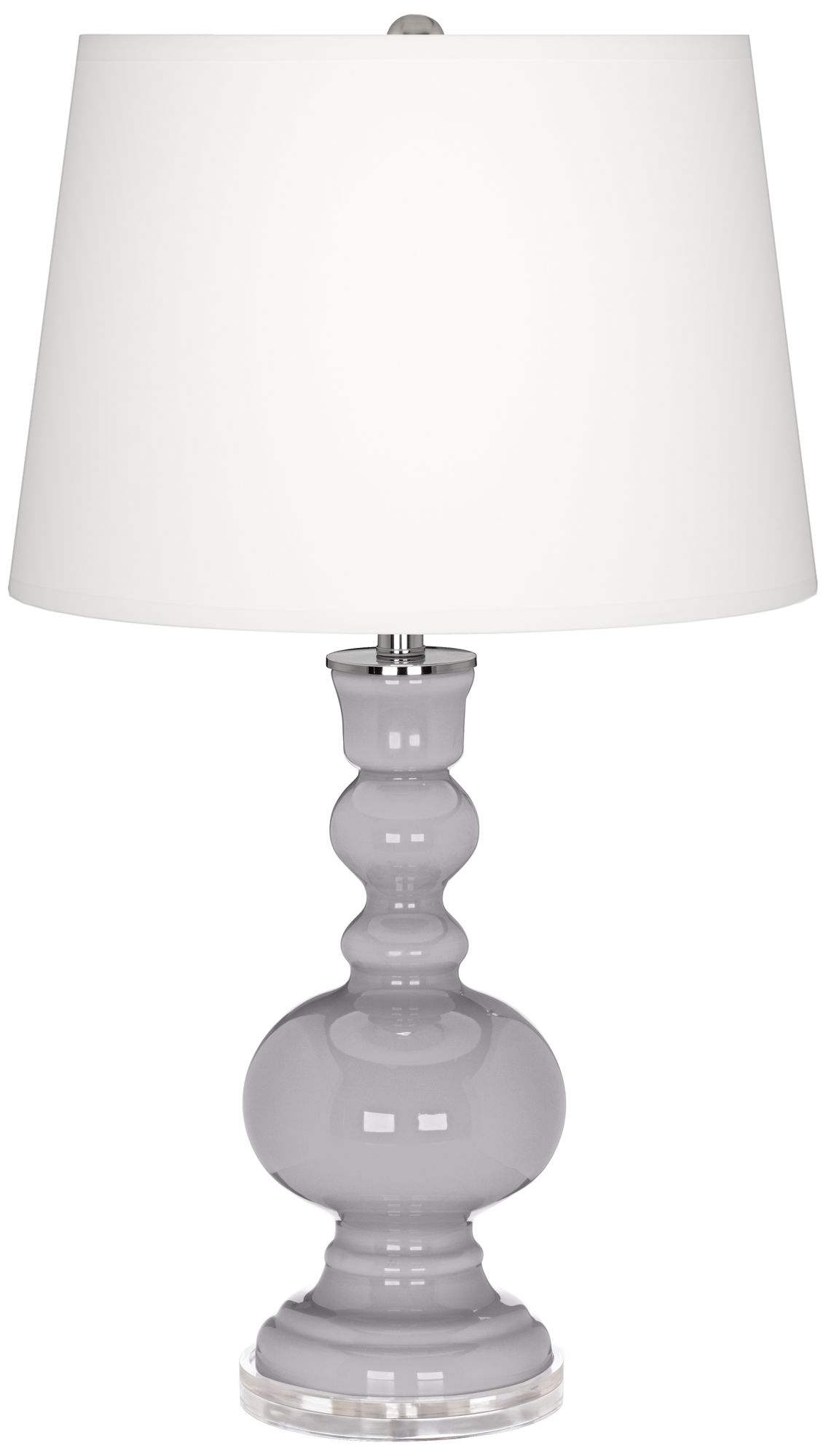 Swanky Gray Apothecary Table Lamp