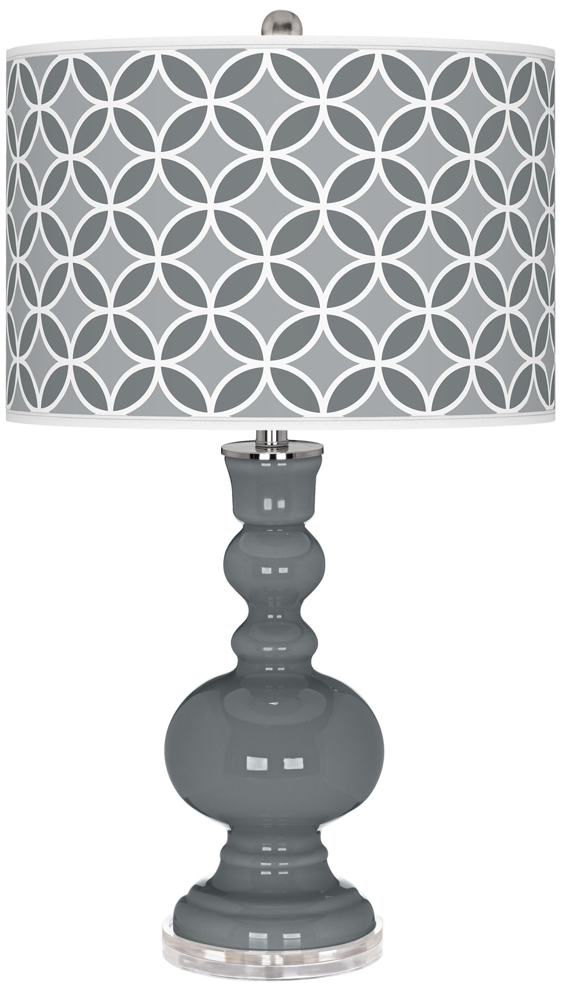 Software Circle Rings Apothecary Table Lamp