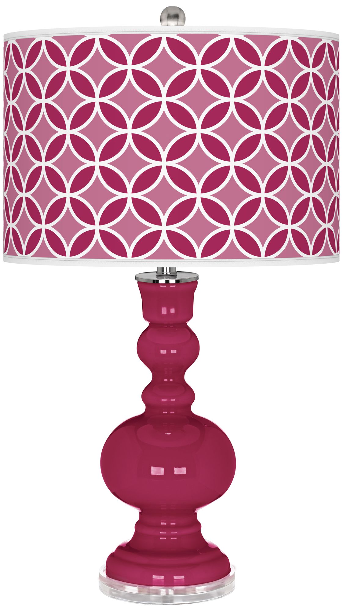 Vivacious Circle Rings Apothecary Table Lamp