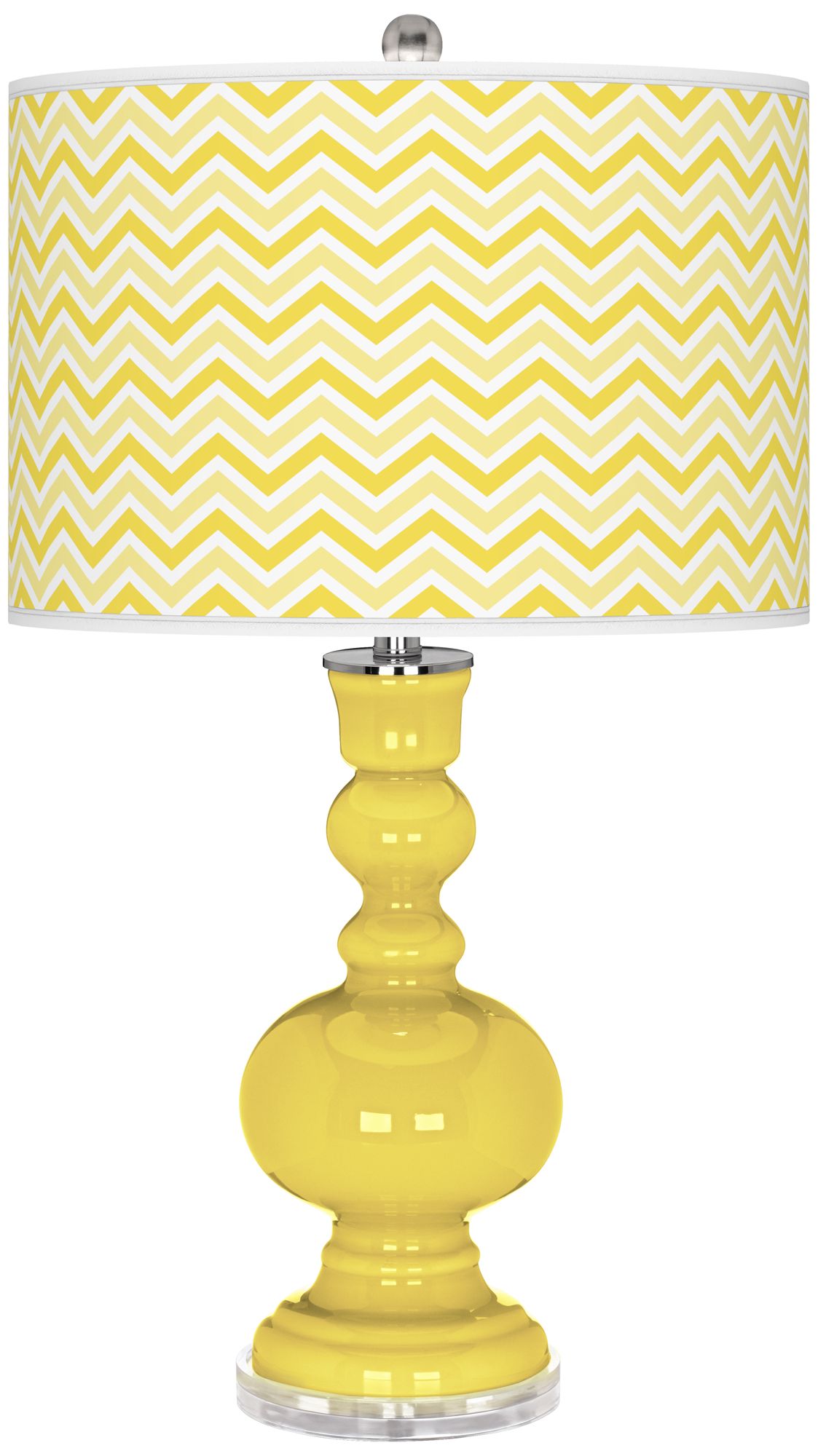 Lemon Twist Narrow Zig Zag Apothecary Table Lamp