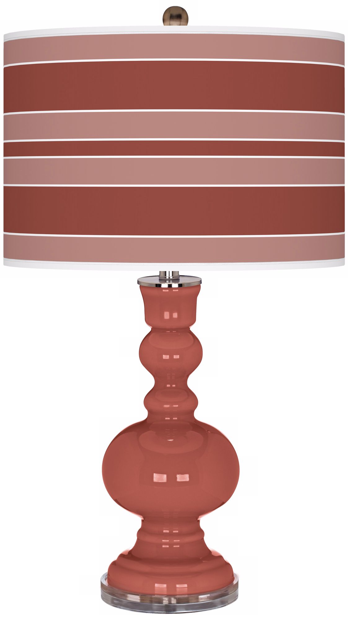 Brick Paver Bold Stripe Apothecary Table Lamp