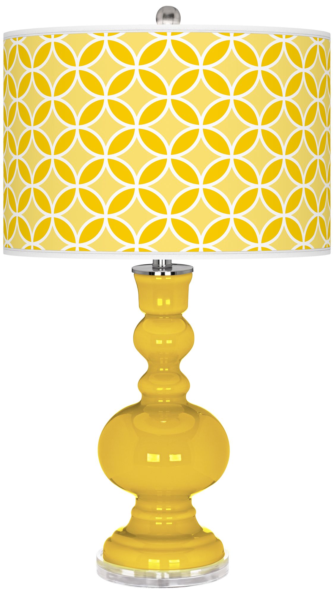 Citrus Circle Rings Apothecary Table Lamp
