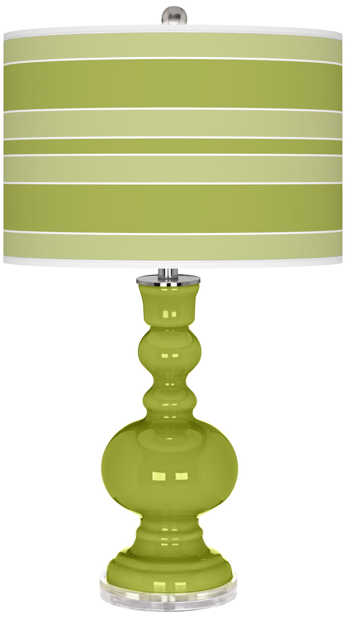 Parakeet Bold Stripe Apothecary Table Lamp