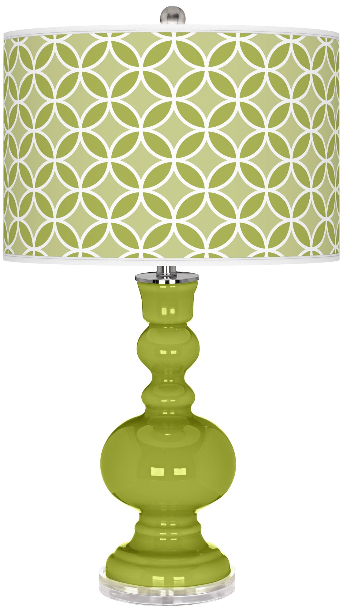 Parakeet Circle Rings Apothecary Table Lamp