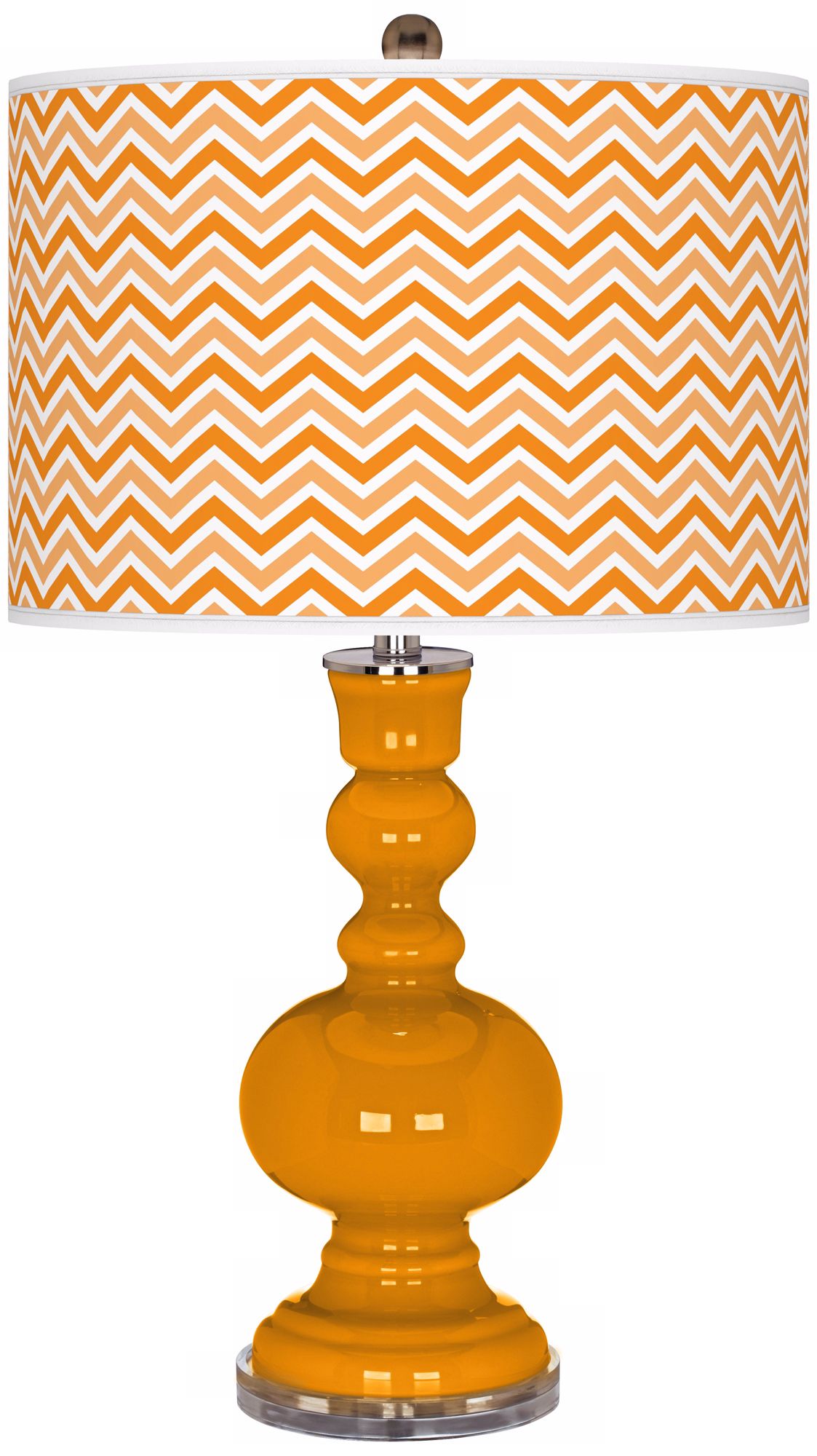 Mango Narrow Zig Zag Apothecary Table Lamp