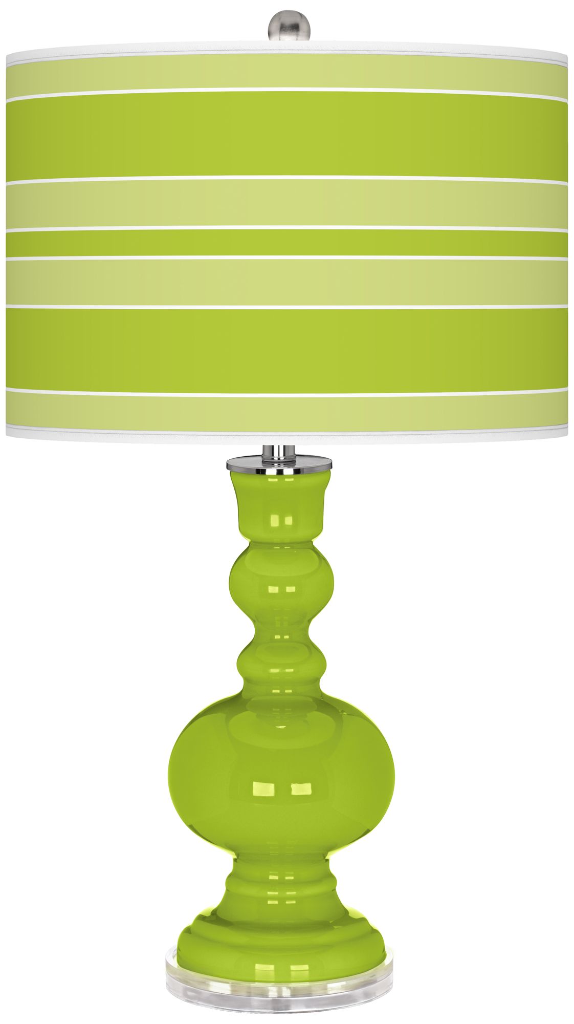 Tender Shoots Bold Stripe Apothecary Table Lamp