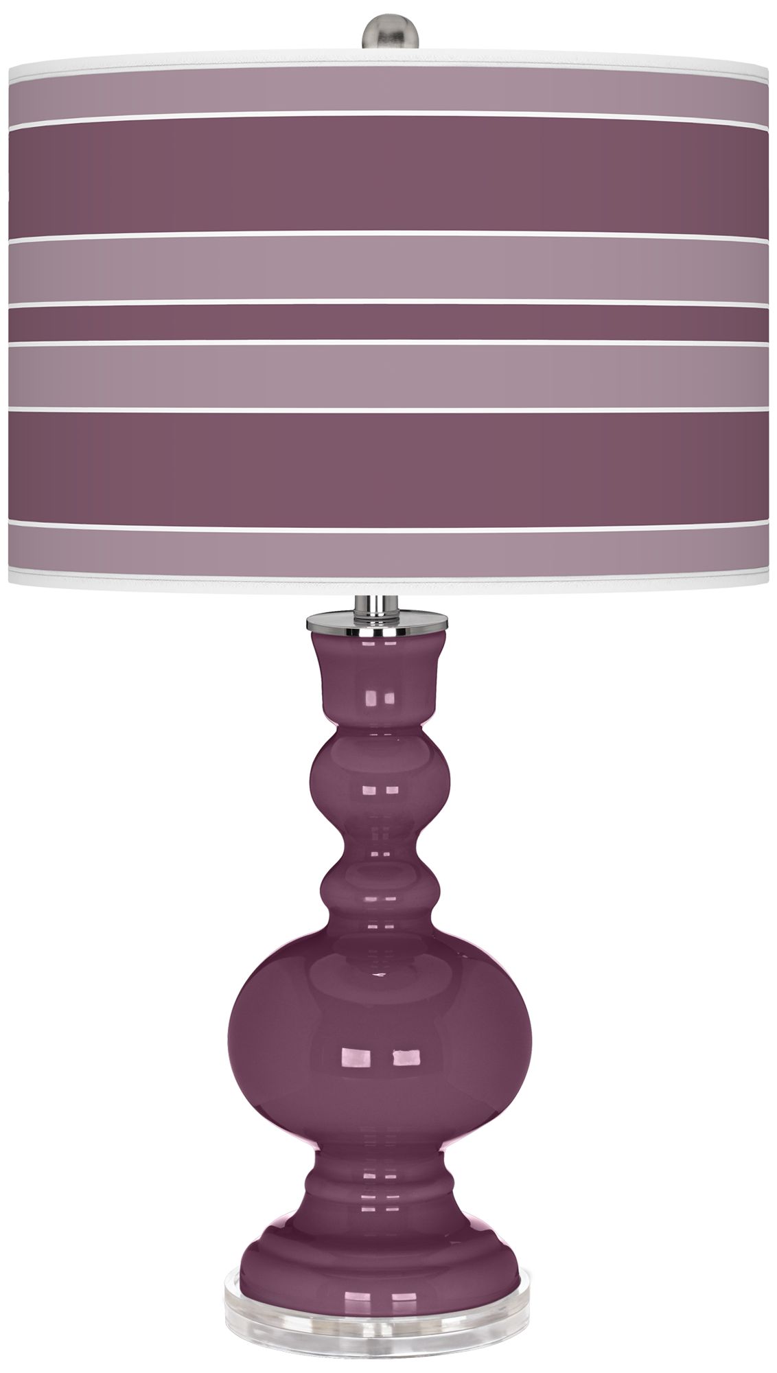 Grape Harvest Bold Stripe Apothecary Table Lamp