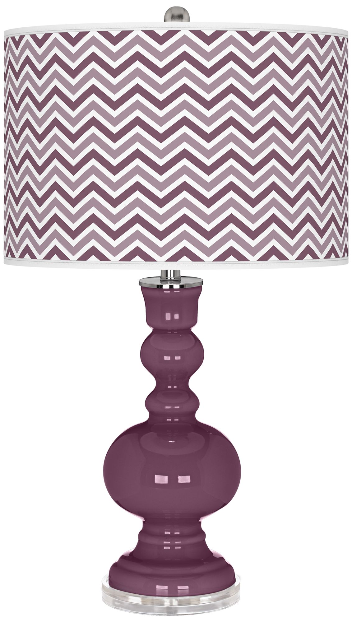 Grape Harvest Narrow Zig Zag Apothecary Table Lamp