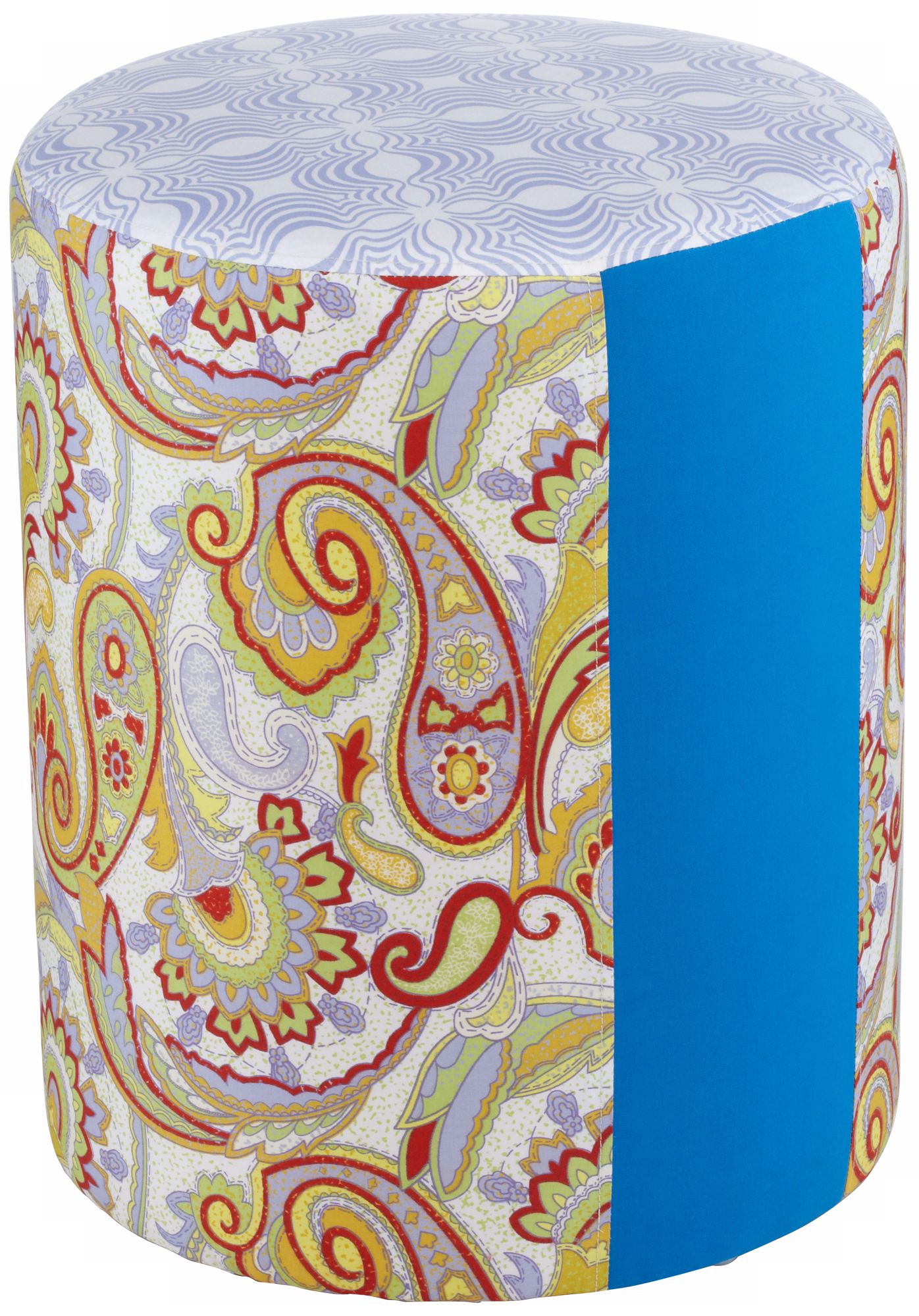 Evelyn Bold Paisley Ottoman