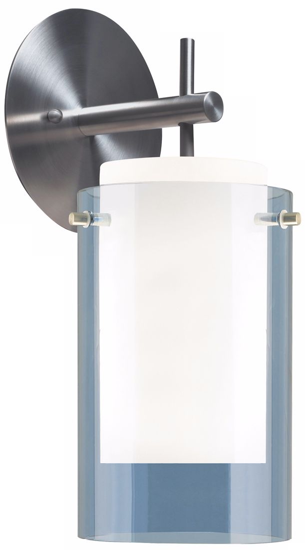 Tech Lighting 13" High Steel Blue Echo Wall Sconce
