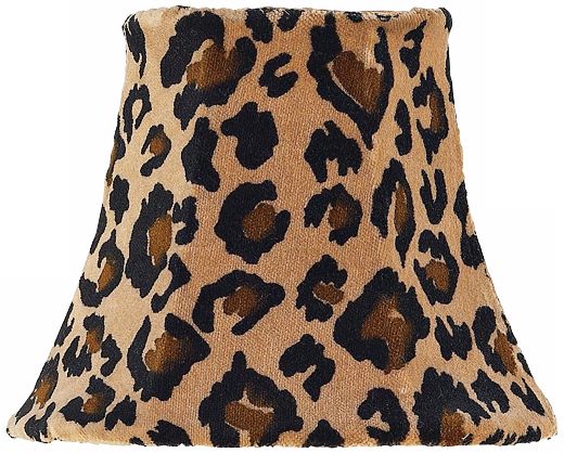 Leopard Print Shade 3x5x4.25 (Clip-On)