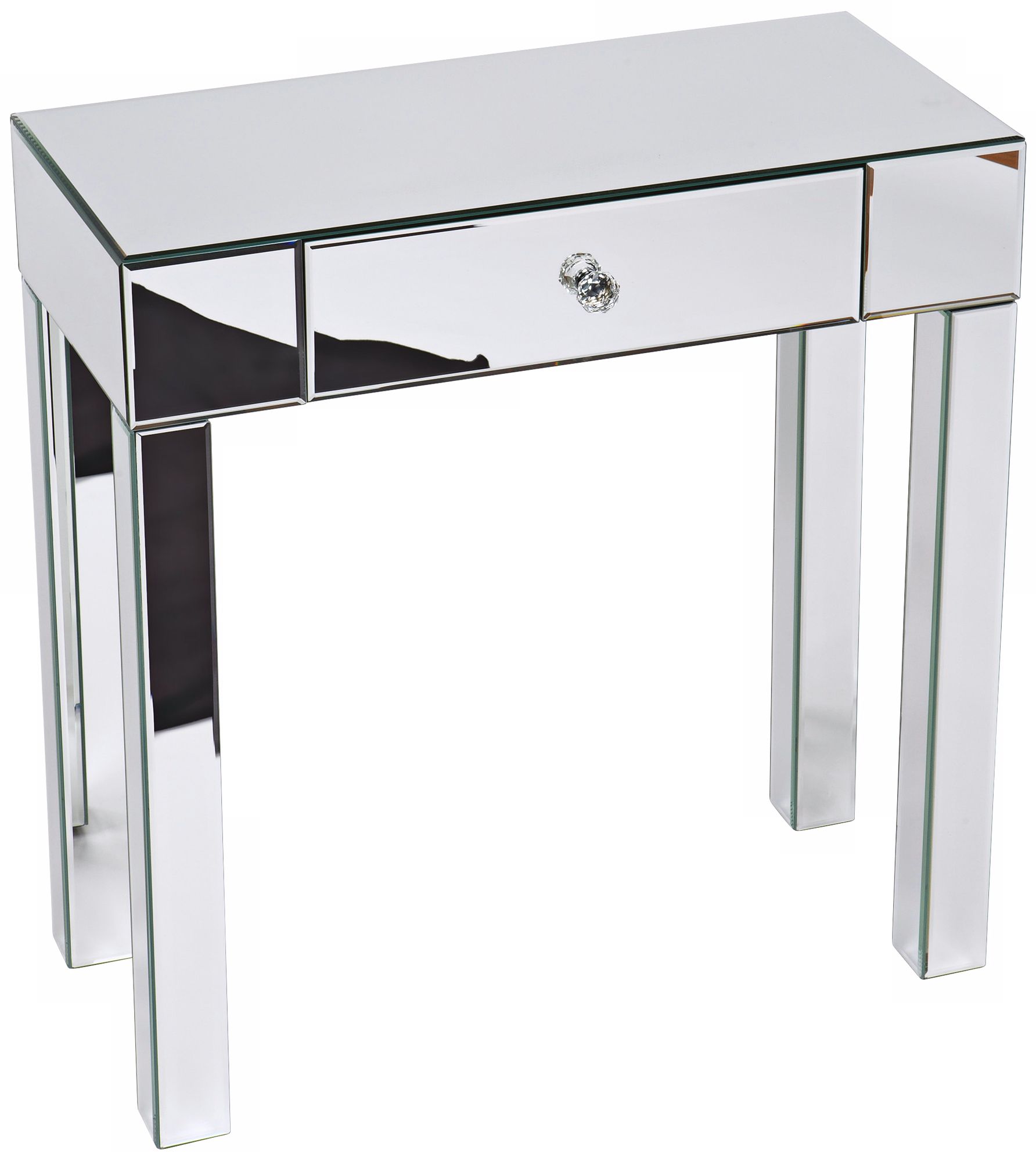 Reflections Silver Mirror Foyer Table