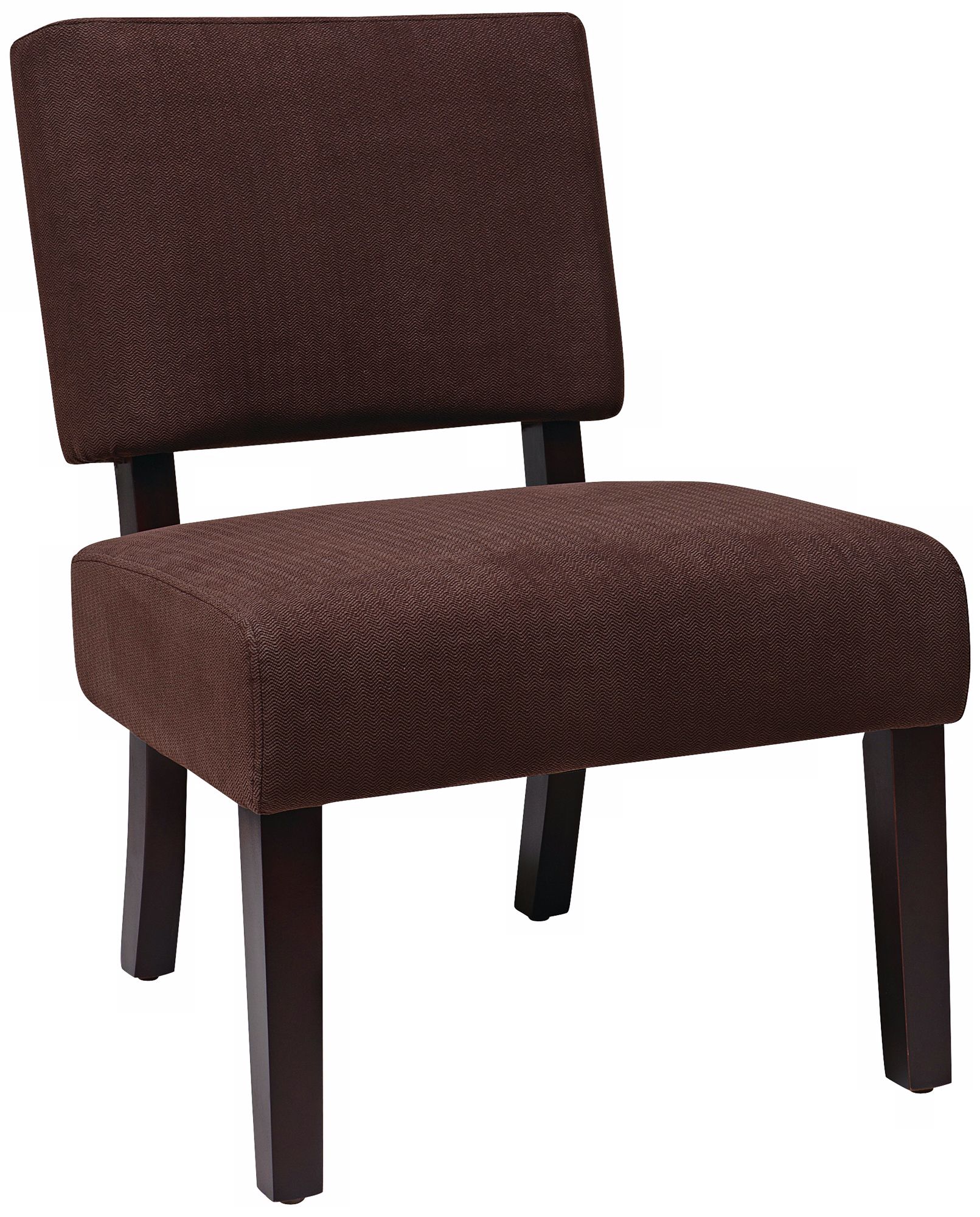 Jasmine Finesse Walnut Cushioned Accent Chair
