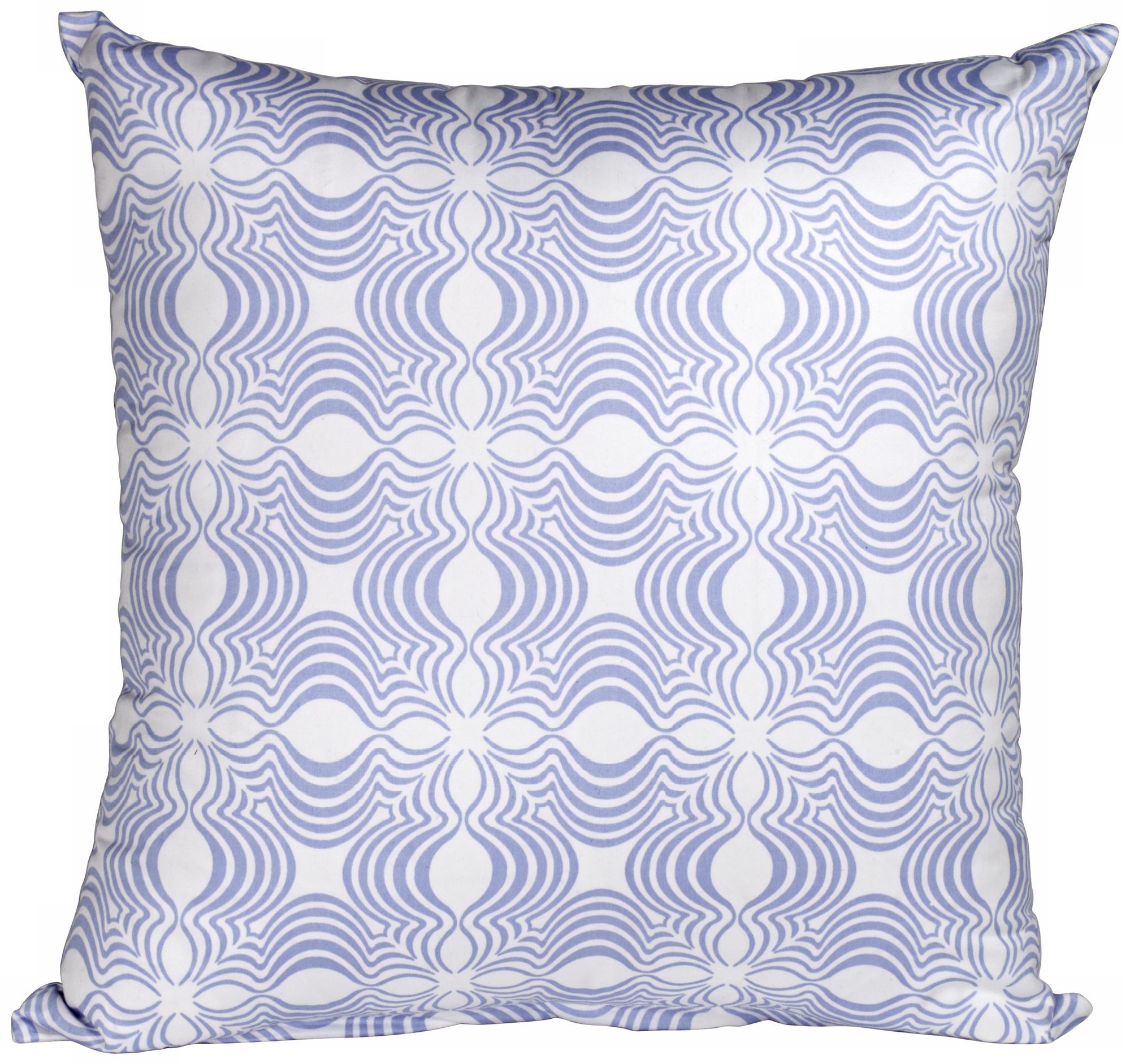 Paisley 18" Square Light Blue Lumbar Pillow
