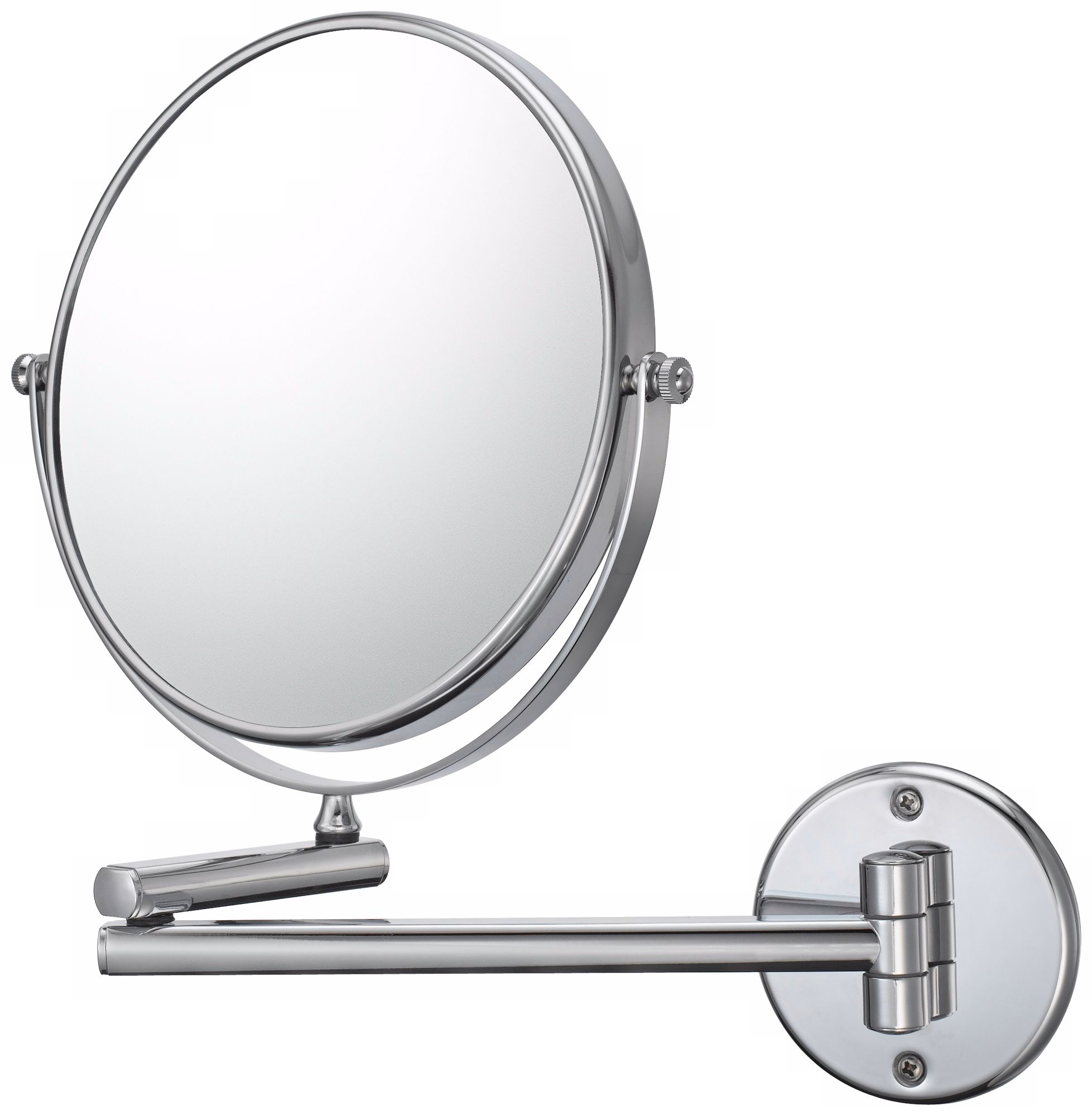 Aptations Chrome Double Arm Vanity Wall Mirror