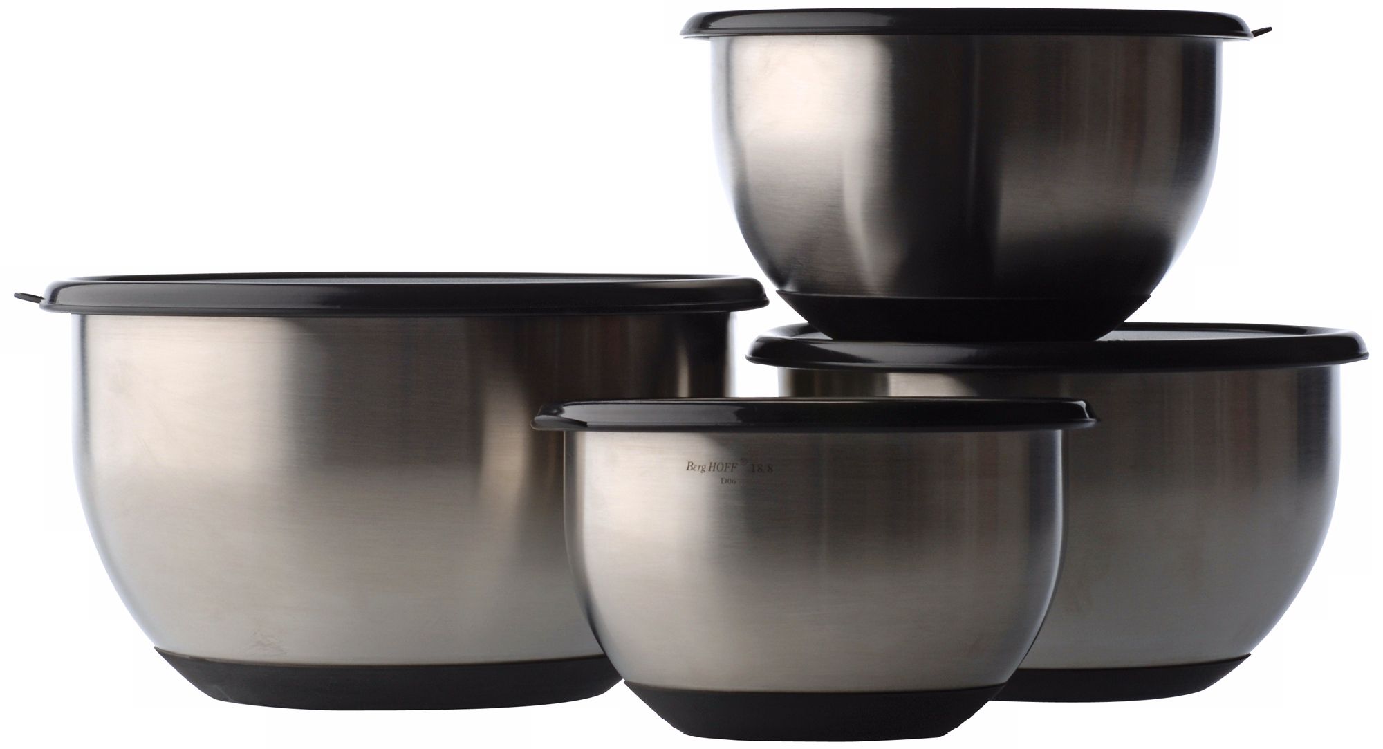 BergHOFF Geminis 8-Piece Mixing Bowl Set
