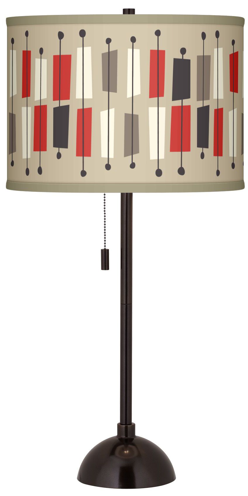 Bounce Giclee Glow Tiger Bronze Club Table Lamp